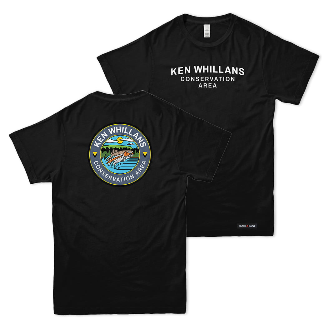 Ken Whillans Conservation Area Front & Back Print T-Shirt | Credit Valley Parks