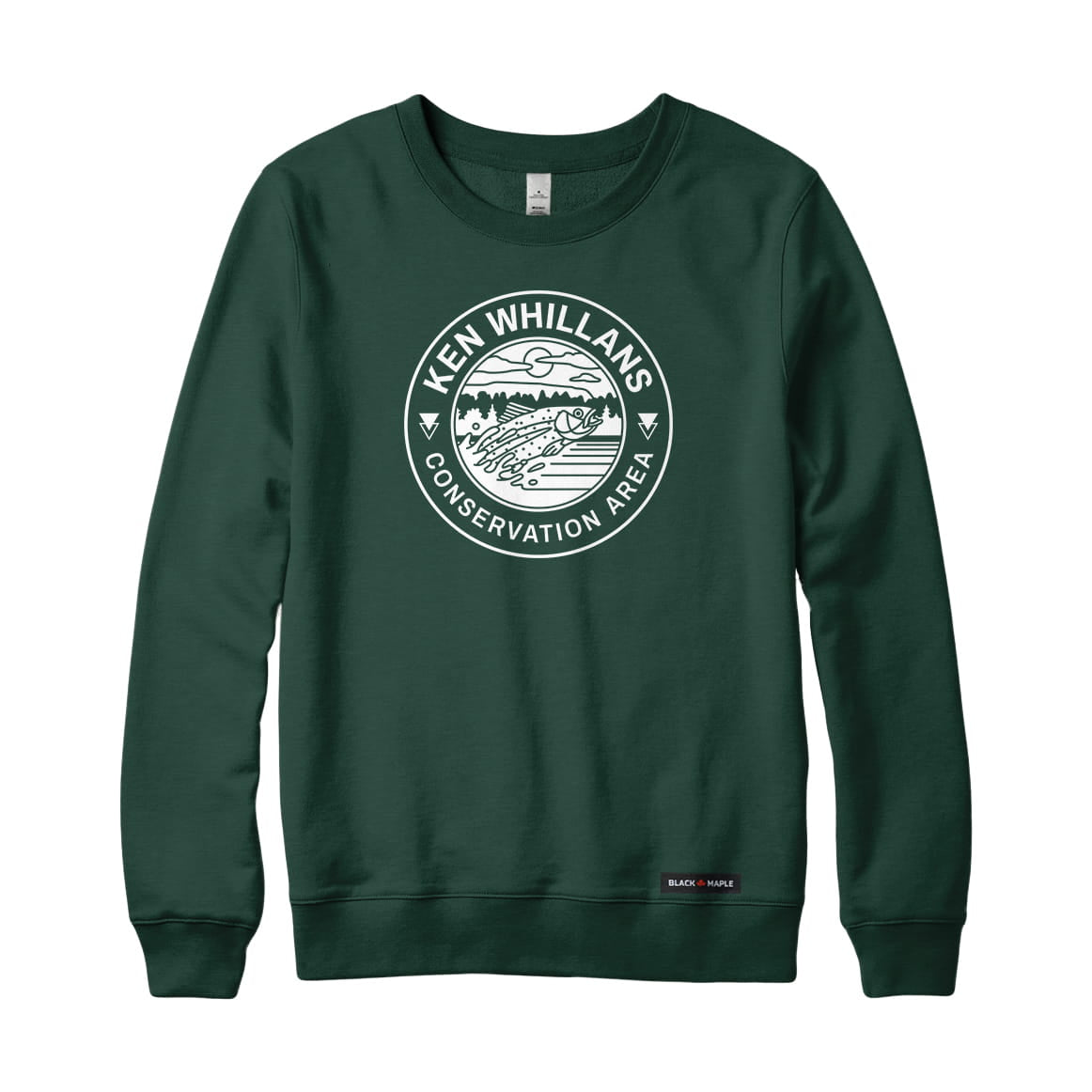 Ken Whillans Conservation Area Monochrome Print Sweatshirt | Credit Valley Parks