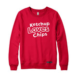 Ketchup Loves Chips Sweatshirt or Hoodie