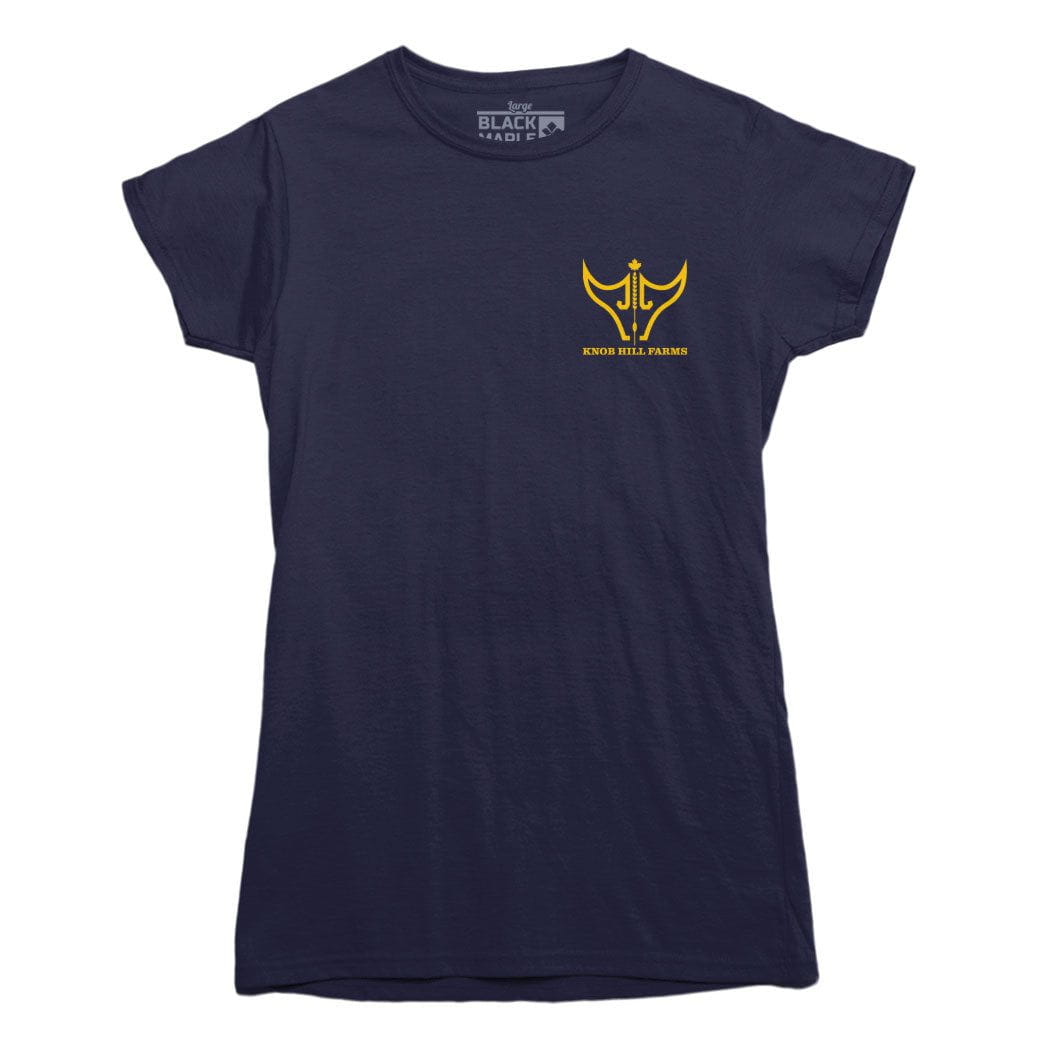 Knob Hill Farms Golden Logo T-shirt – Black Maple Trading Co.
