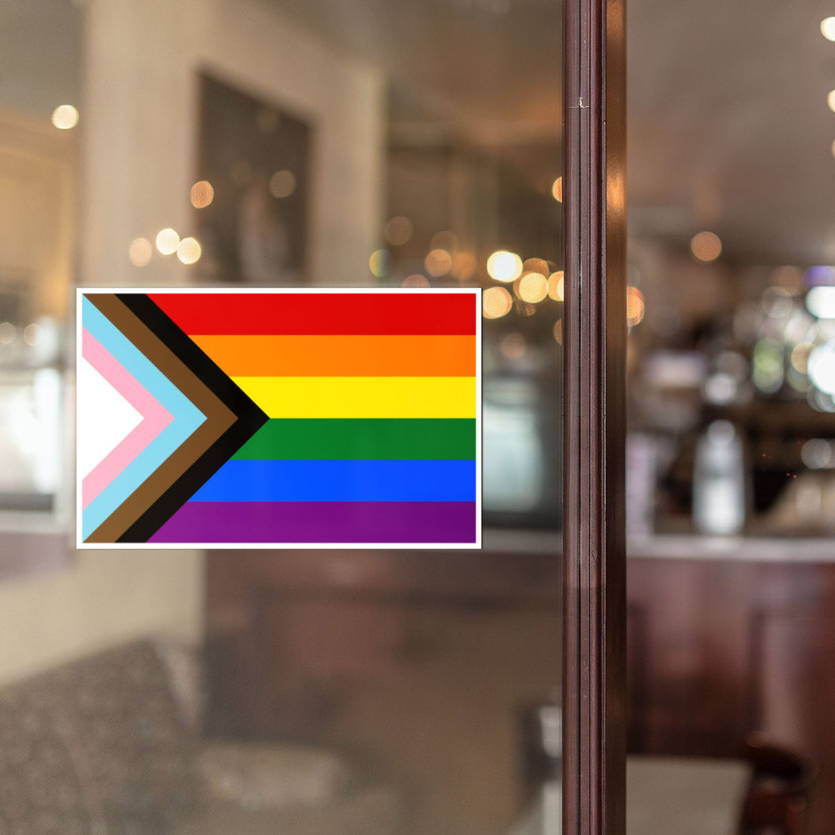 LGBTQ+ Progress Pride Flag Sticker