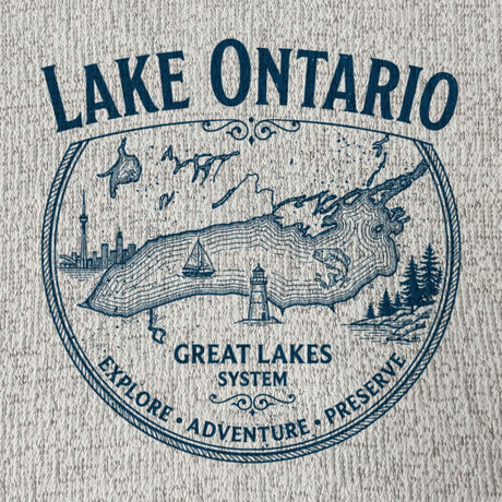 Lake Ontario Great Lakes System Nantucket Hoodie