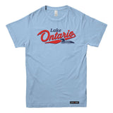 Lake Ontario Retro Loon Mens T-shirt