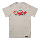 Lake Ontario Retro Loon Mens T-shirt