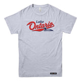 Lake Ontario Retro Loon Mens T-shirt