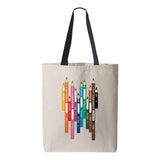 Laurentien Coloured Pencils Canvas Tote