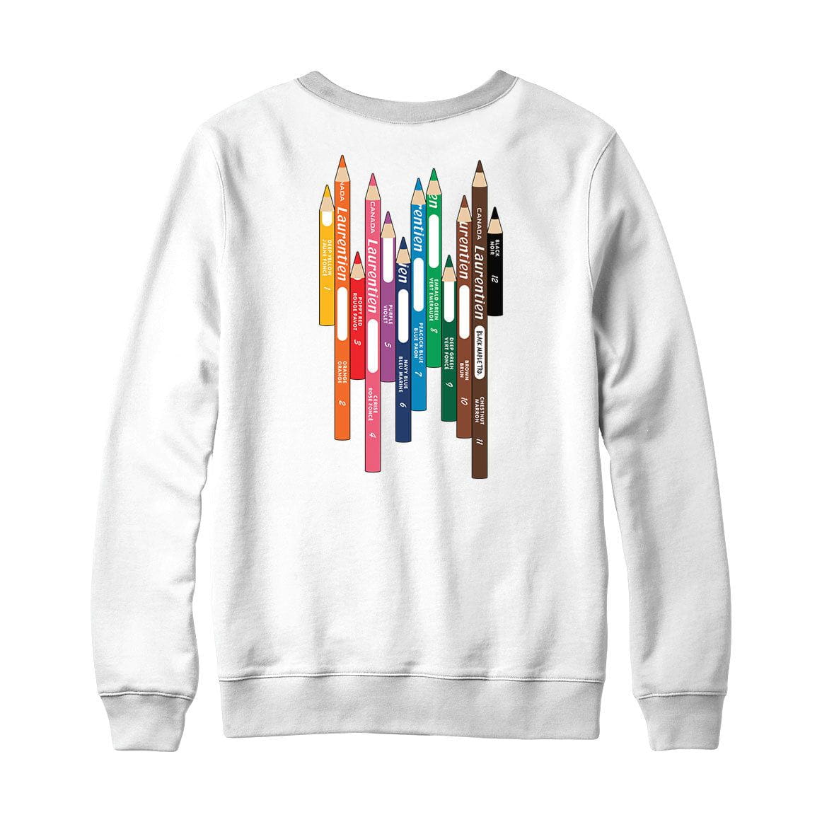 Laurentien Coloured Pencils Crewneck Sweatshirt