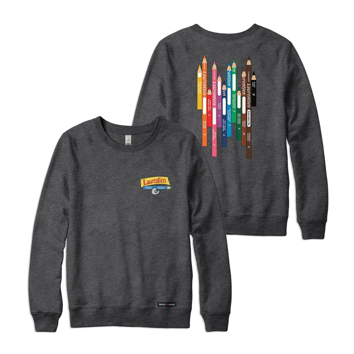 Laurentien Coloured Pencils Crewneck Sweatshirt