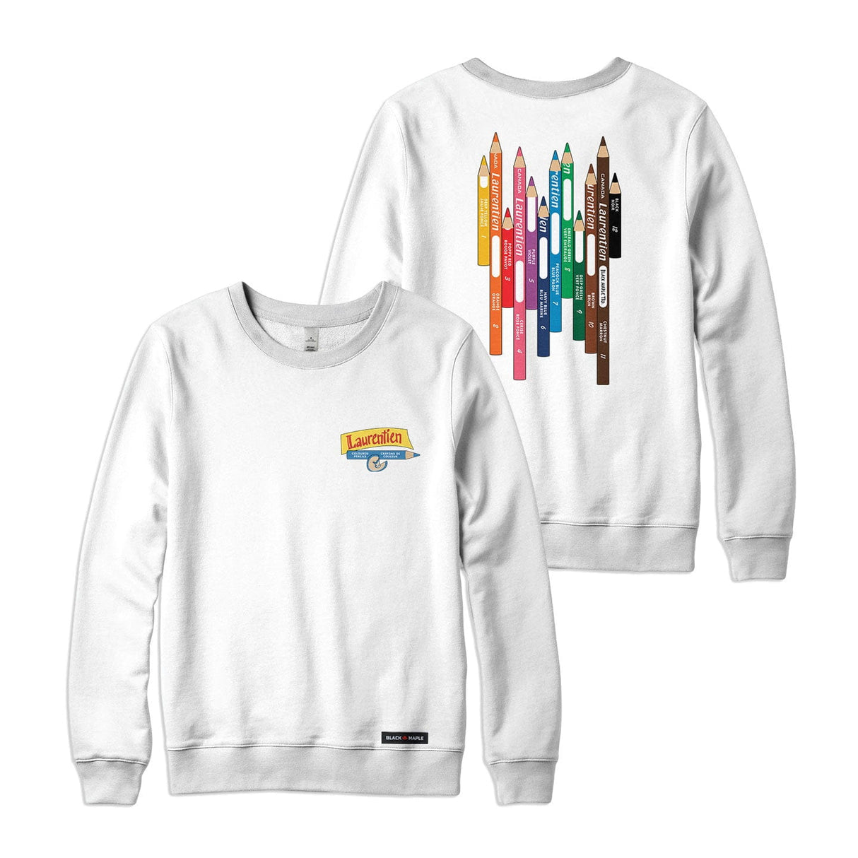 Laurentien Coloured Pencils Crewneck Sweatshirt