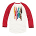 Laurentien Coloured Pencils Raglan Baseball Shirt