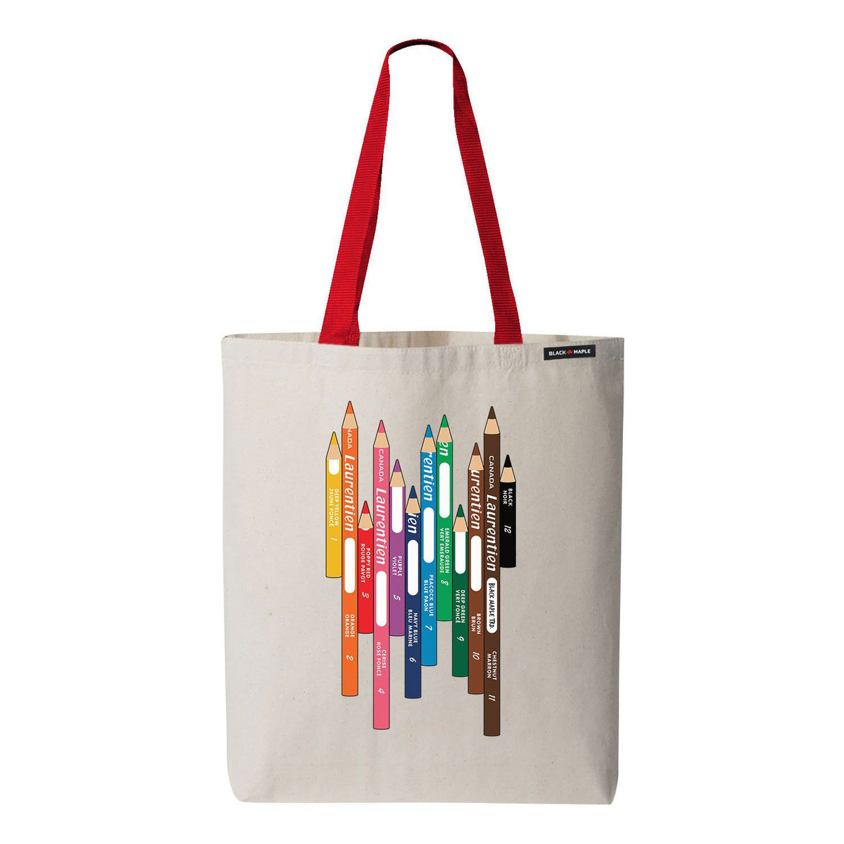 Laurentien Coloured Pencils Canvas Tote