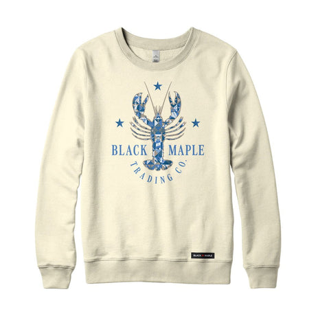 Lobster Patchwork Crewneck Sweatshirt
