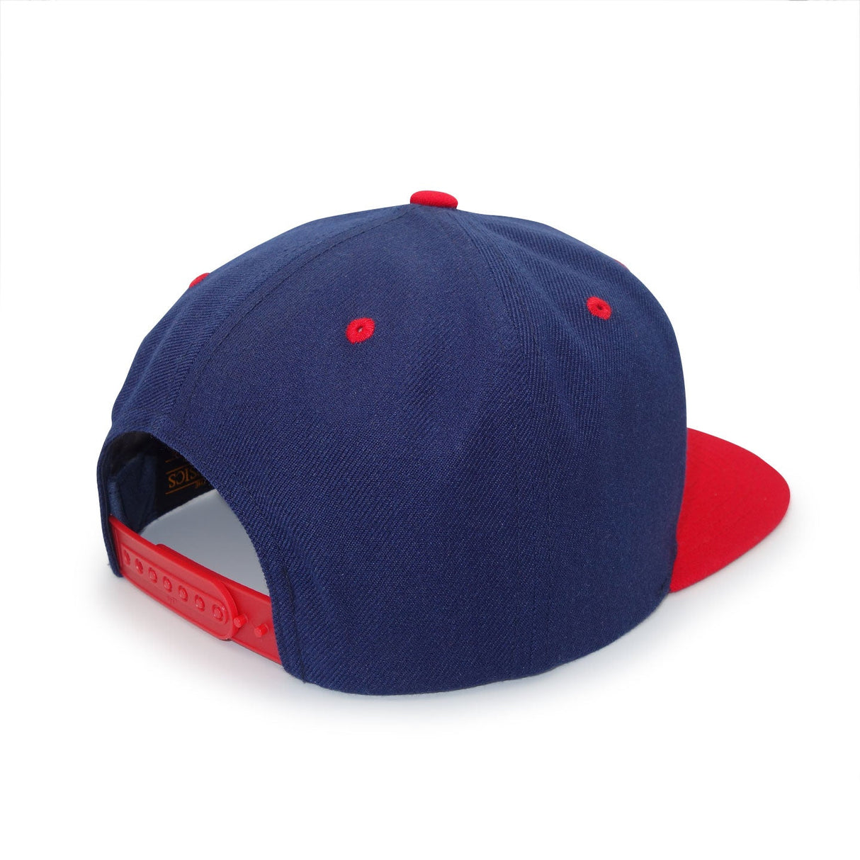 Love The Leaf Navy and Red Five Panel Flat Bill Cap