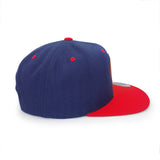Love The Leaf Navy and Red Five Panel Flat Bill Cap