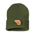 Lucky Beaver Patch Cuff Knit Tuque