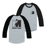 Manitoba M Logo Raglan Baseball Shirt