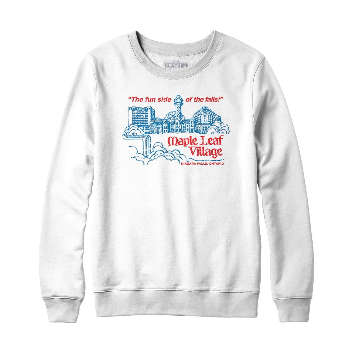 Maple Leaf Village Sweatshirt and Hoodie – Black Maple Trading Co.