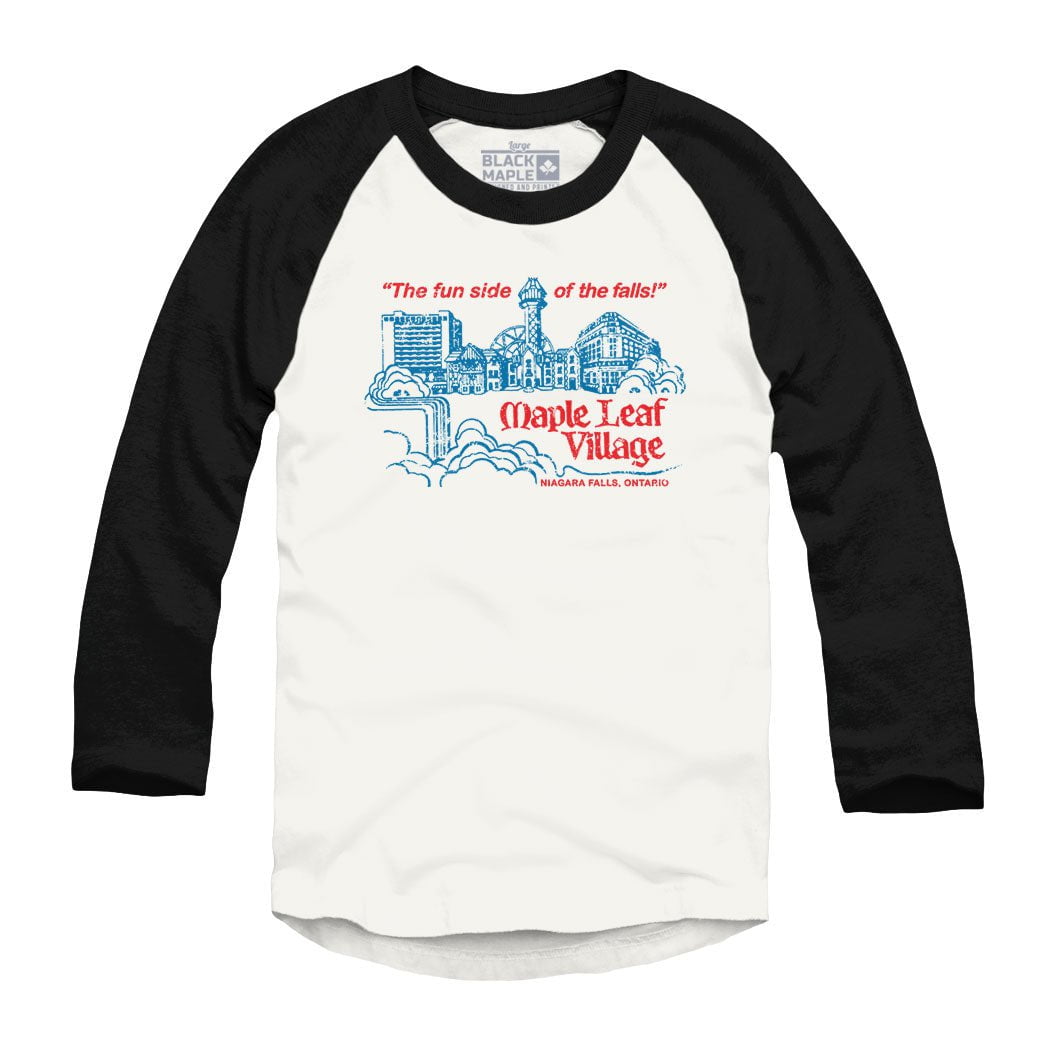 Maple Leaf Village Raglan Baseball Shirt