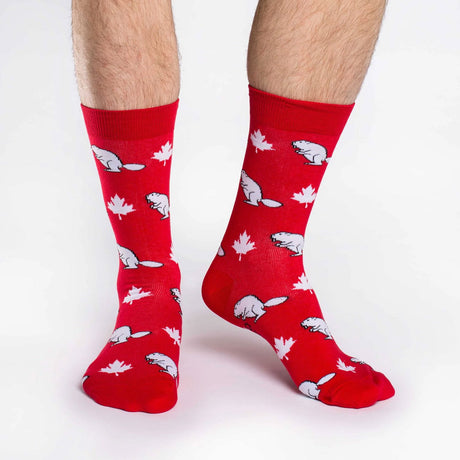 Men's Born to Build Beaver Socks