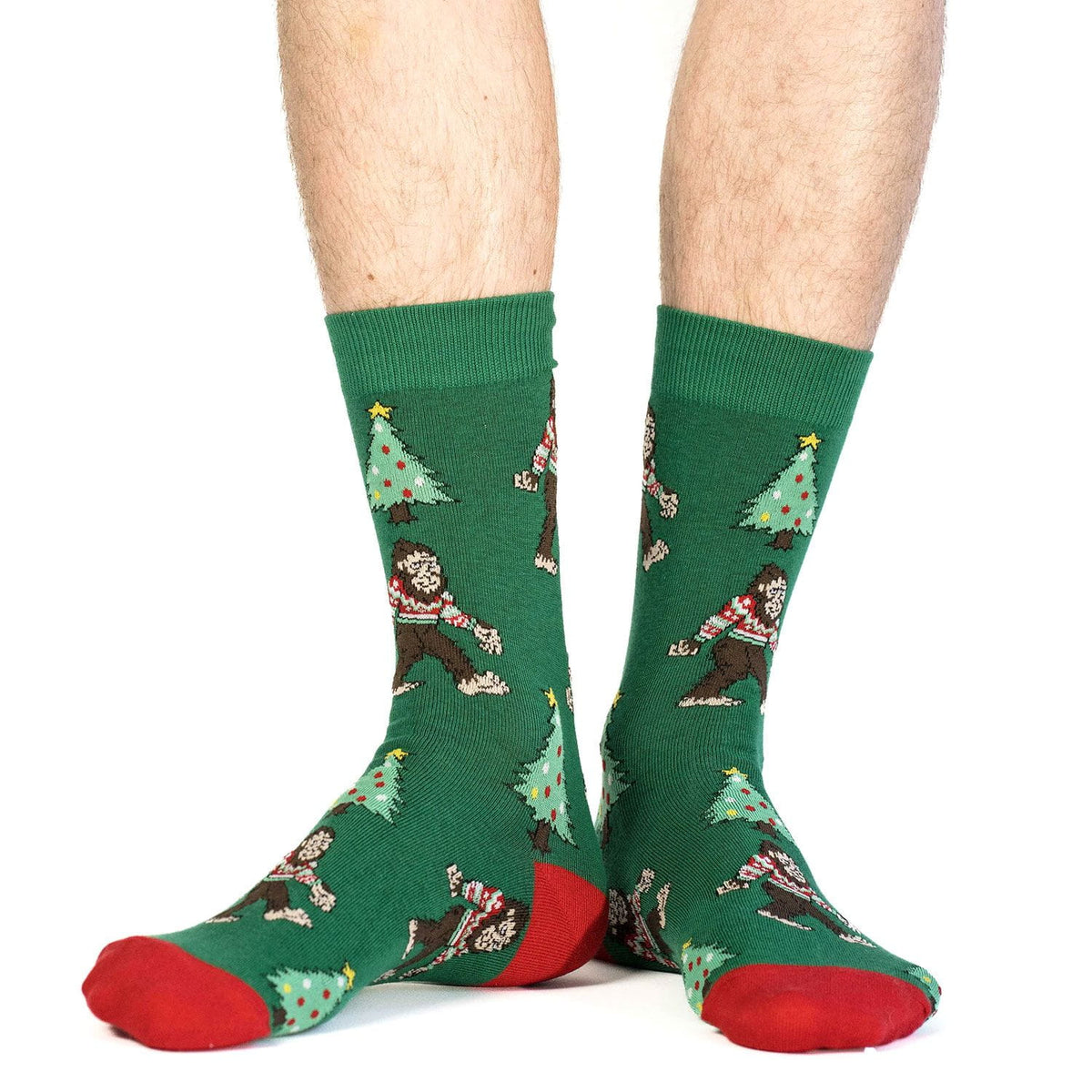 Men's Christmas Bigfoot Socks