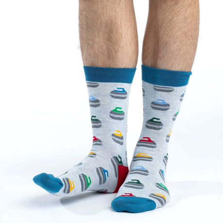 Men's Curling Rocks Socks