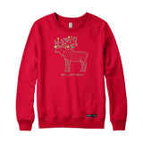Merry ChristMoose Sweatshirt or Hoodie