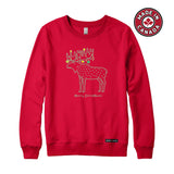 Merry ChristMoose Sweatshirt or Hoodie