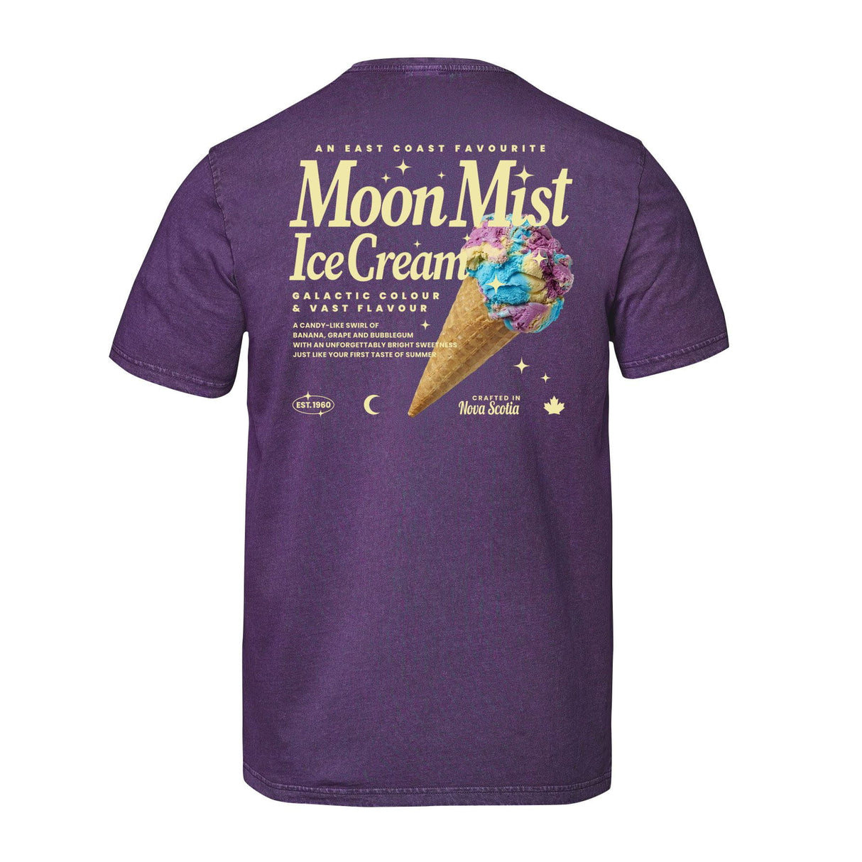 Moon Mist Ice Cream Origins Vintage Wash Heavyweight T-shirt