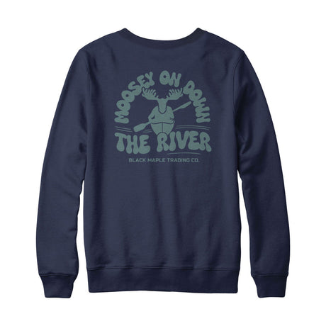 Moosey on Down the River Sweatshirt and Hoodie