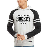 More Hockey Less Talky Varsity Hooded Sweatshirt