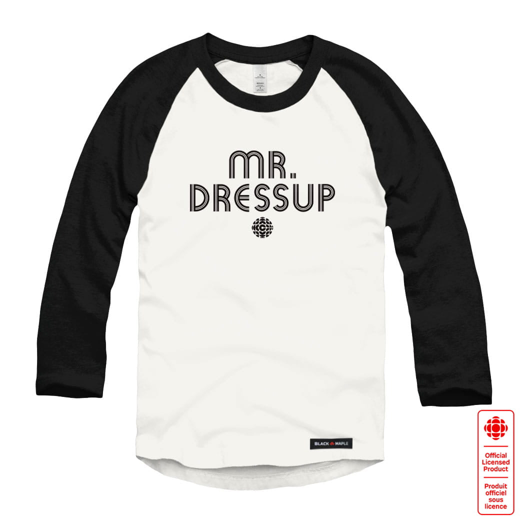 Mr Dressup Circa 1970s Logo Raglan Baseball Shirt