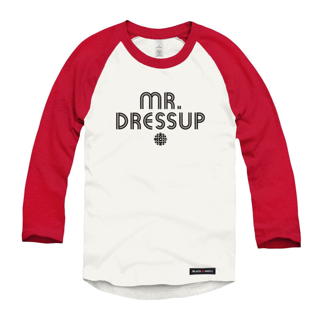 Mr Dressup Circa 1970s Logo Raglan Baseball Shirt