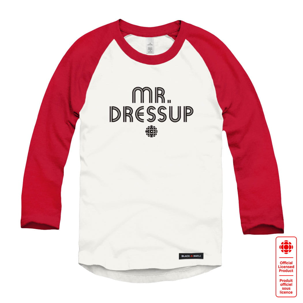 Mr Dressup Circa 1970s Logo Raglan Baseball Shirt