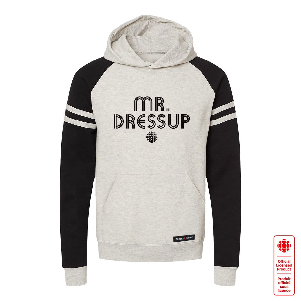 Mr Dressup Circa 1970s Logo Varstity Hooded Sweatshirt