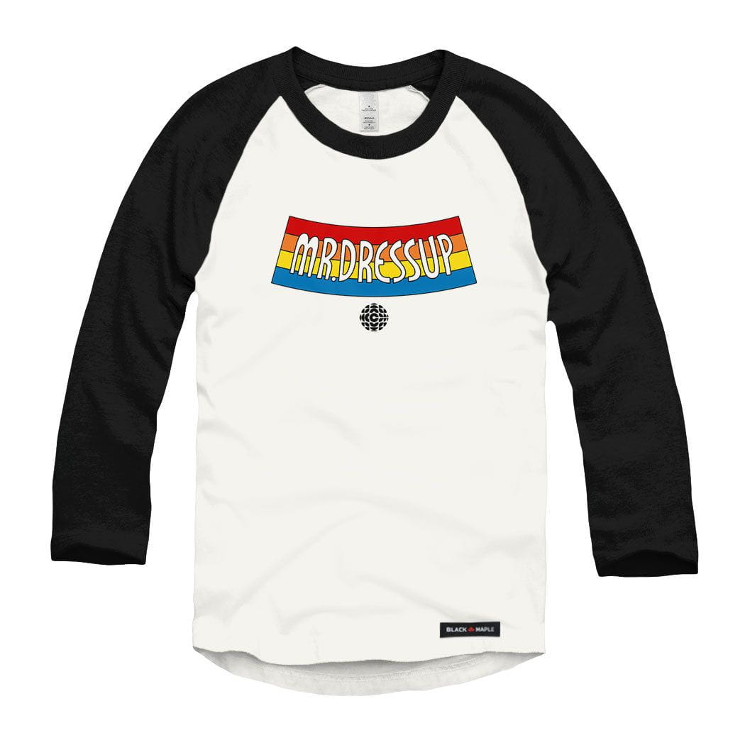 Mr Dressup Circa 1980s Logo Raglan Baseball Shirt