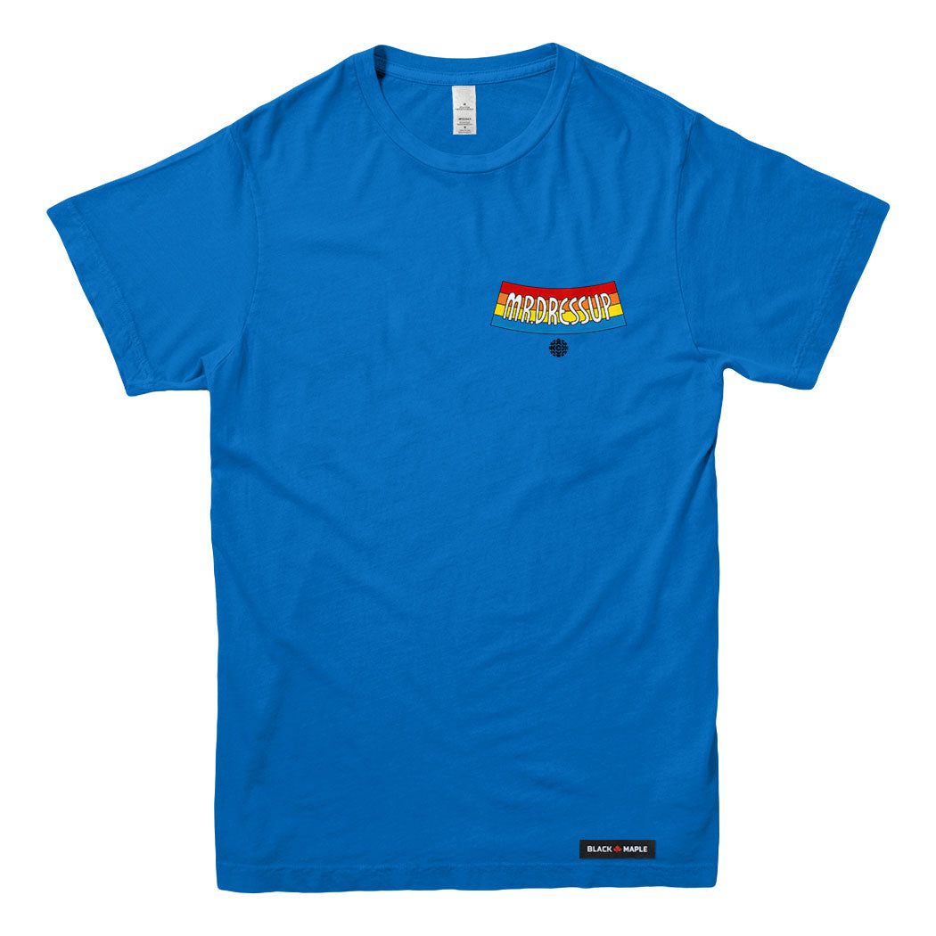 新品draw drawers Leotard Pile T-shirts Mr. Dressup Tickle Trunk End Credits T-shirt – Black Maple Trading Co.