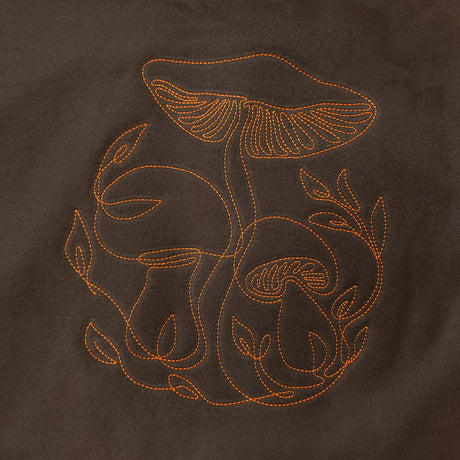 Mushroom Cluster Embroidery Crewneck Sweatshirt