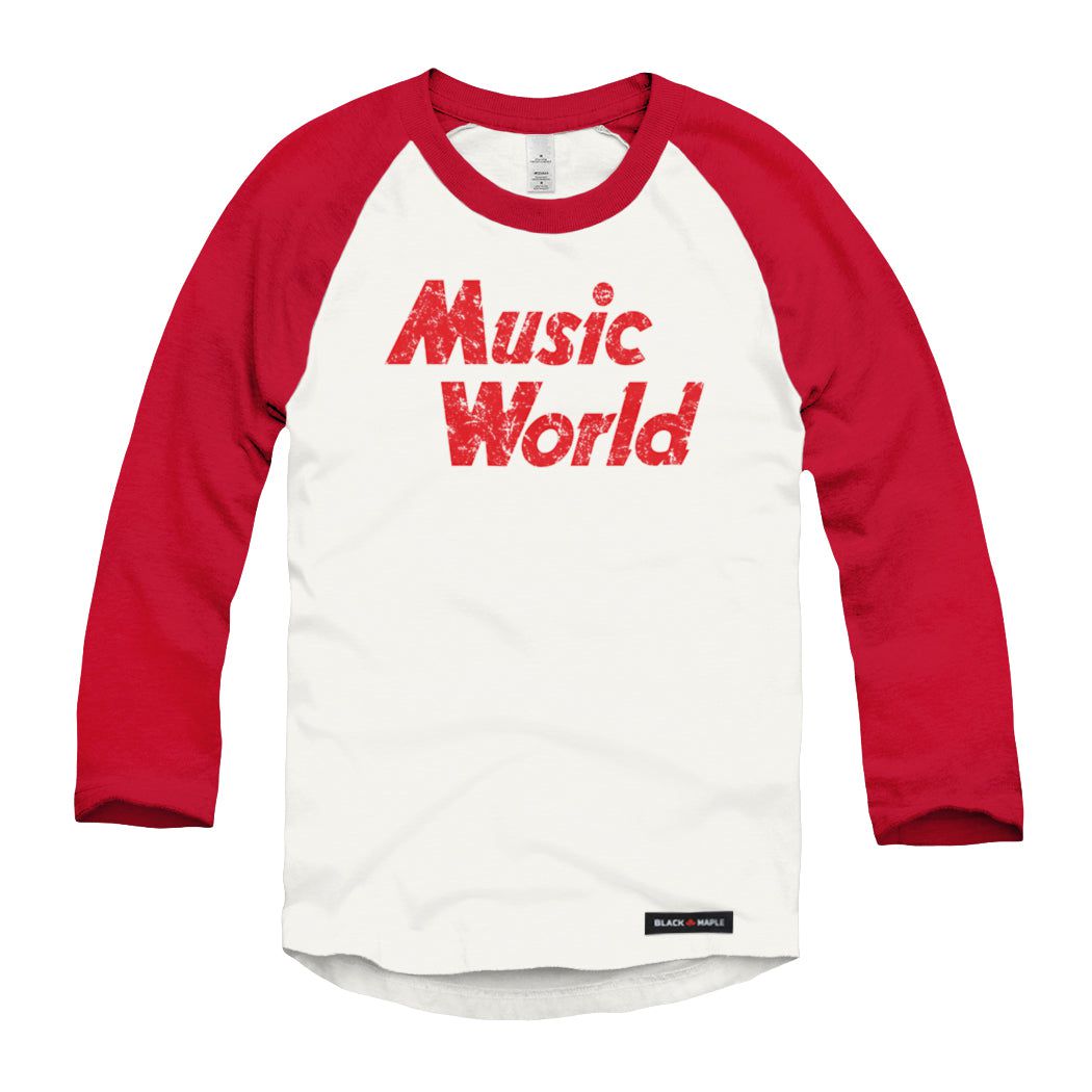 Music World Raglan Baseball Shirt