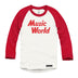 Music World Raglan Baseball Shirt