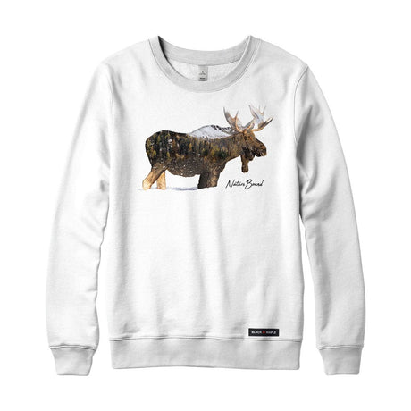 Nature Bound Moose Sweatshirt or Hoodie