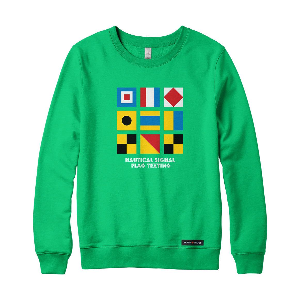 Nautical Signal Flag Texting Sweatshirt or Hoodie