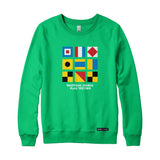 Nautical Signal Flag Texting Sweatshirt or Hoodie