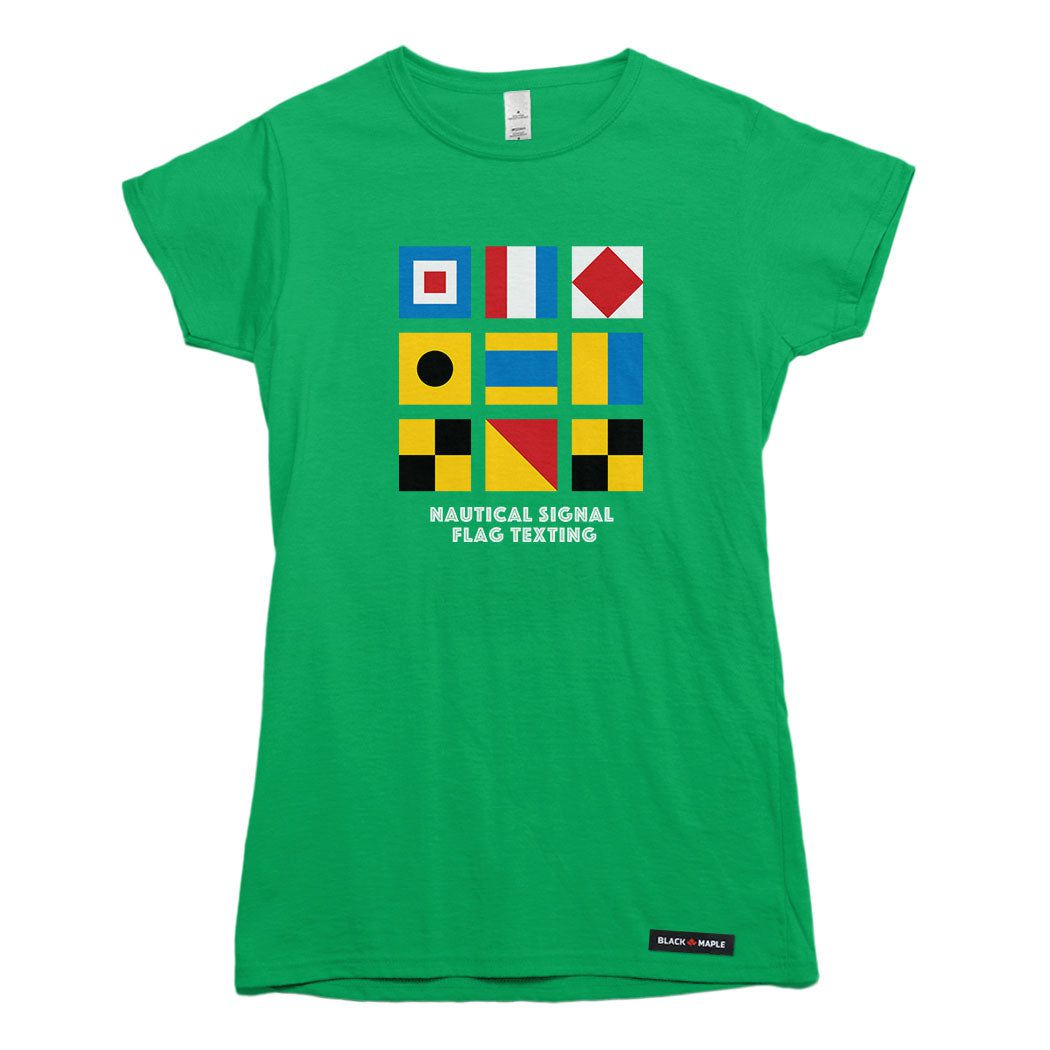 Nautical Signal Flag Texting T-shirt