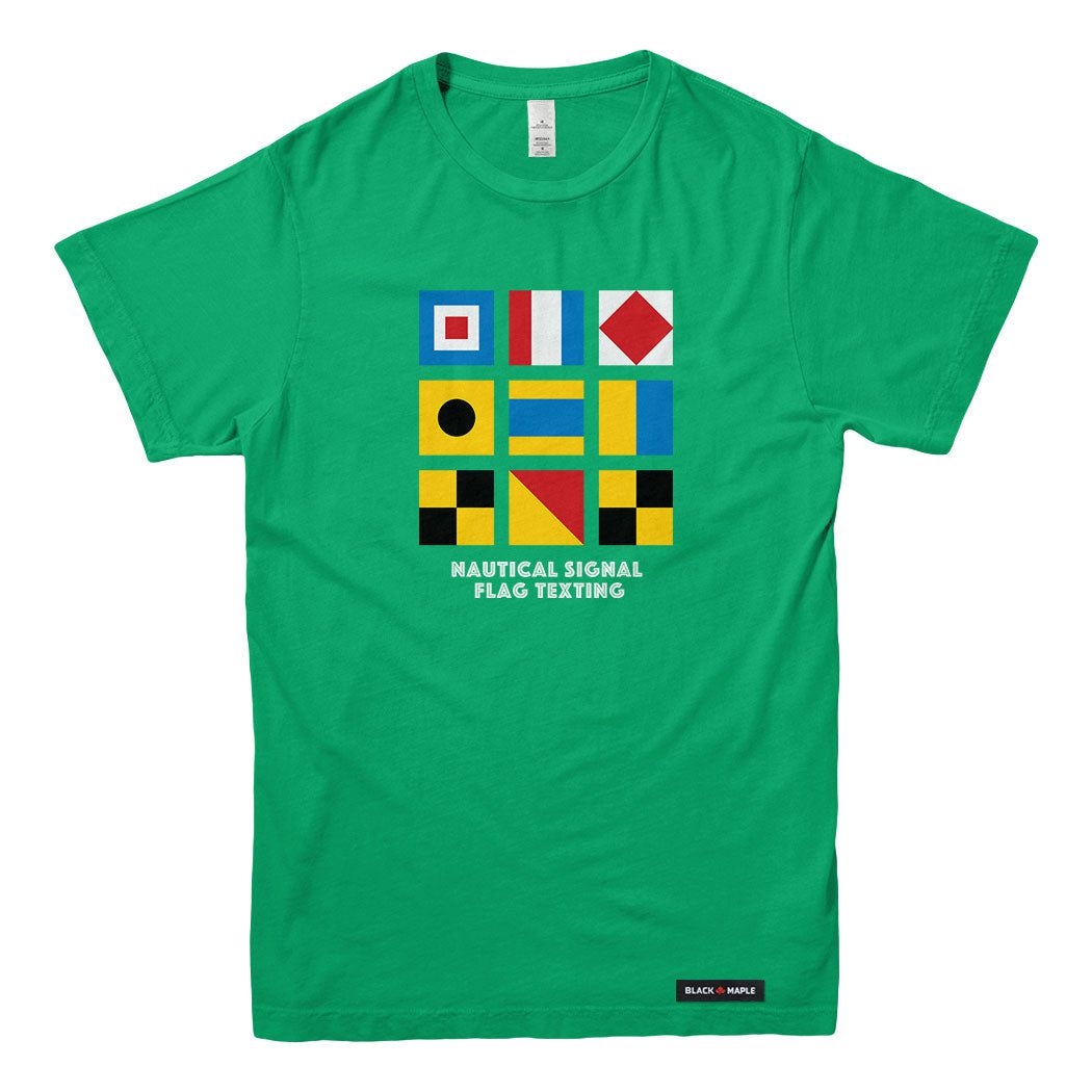 Nautical Signal Flag Texting T-shirt