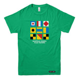 Nautical Signal Flag Texting T-shirt