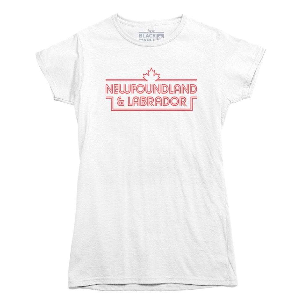 Newfoundland and Labrador Retro Stripe T-shirt