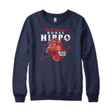 North American House Hippo Low Poly Bust Sweatshirt or Hoodie