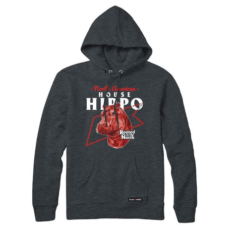 North American House Hippo Low Poly Bust Sweatshirt or Hoodie