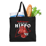North American House Hippo Low Poly Bust Tote Bag