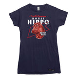 North American House Hippo Low Poly Bust T-shirt